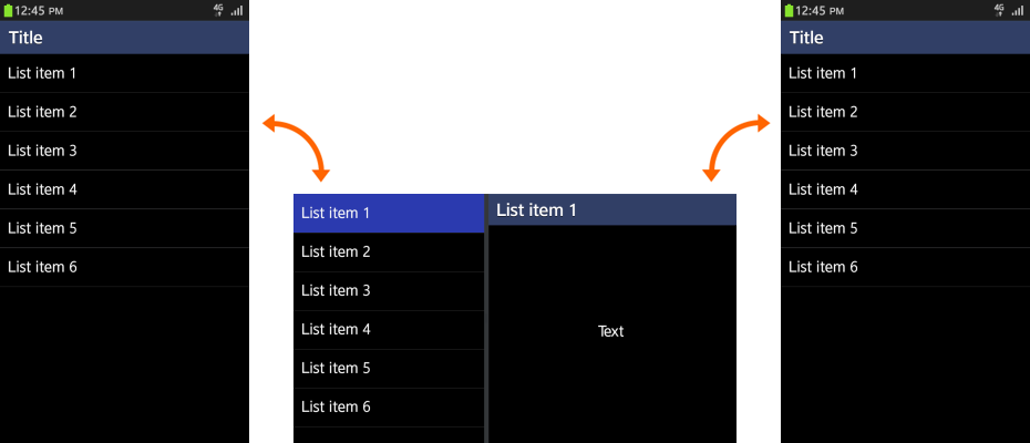 Split Screen Navigation (No Action Condition)