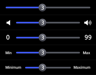 Slider types